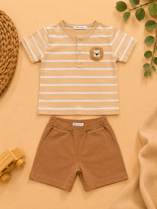 Conjunto Areia & Marrom - conjunto completo