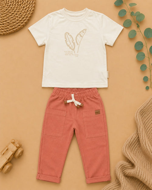Conjunto Areia & Coral - conjunto completo
