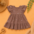 Vestido Marrom Floral - Coloritá