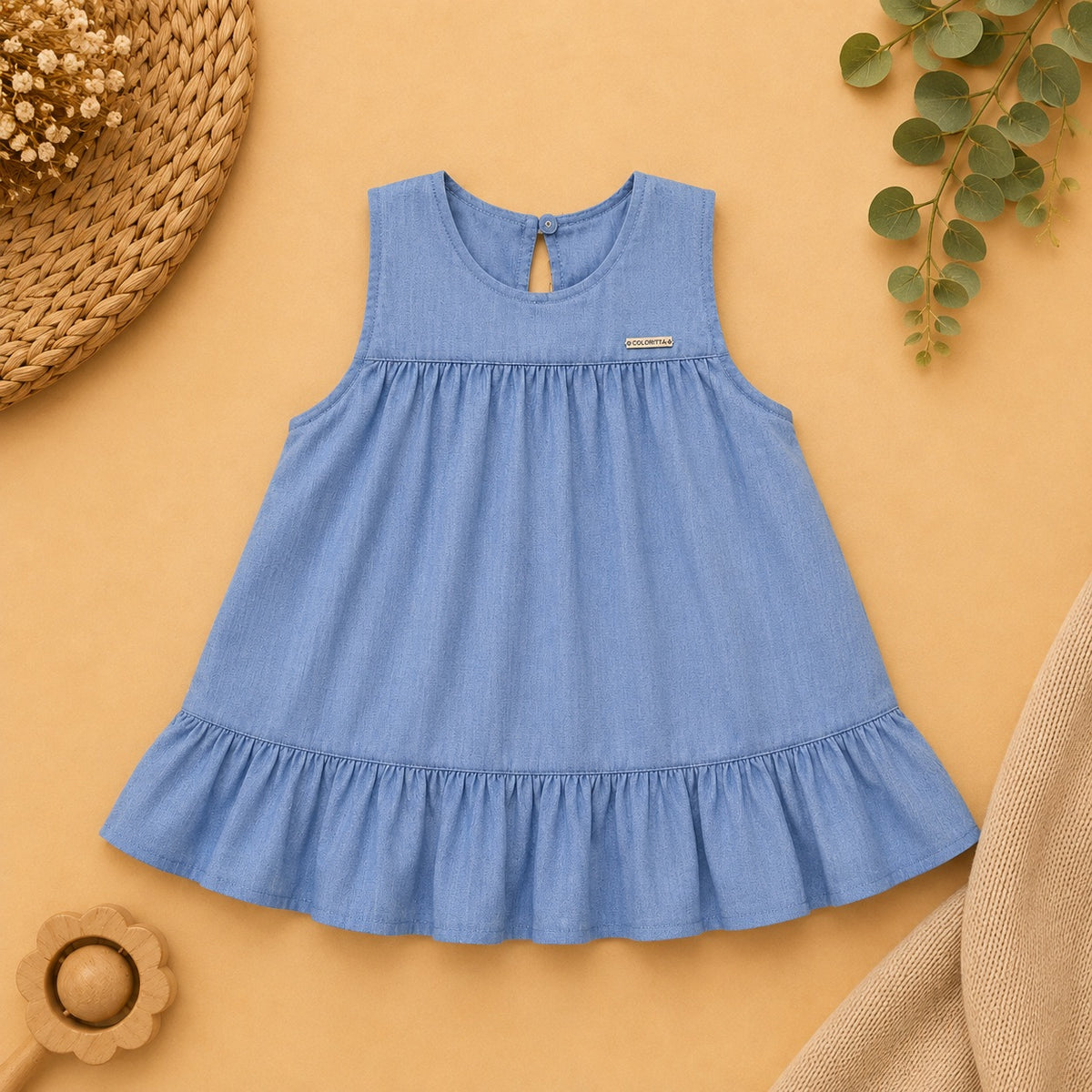 Vestido Azul - frente