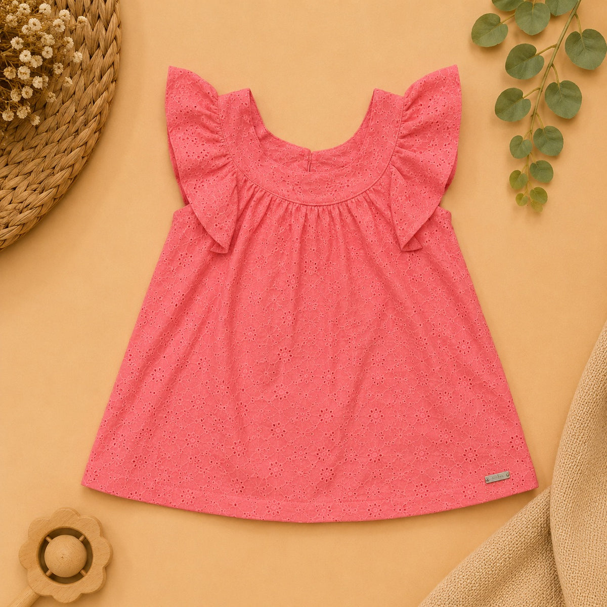 Vestido Rosa Coral - frente