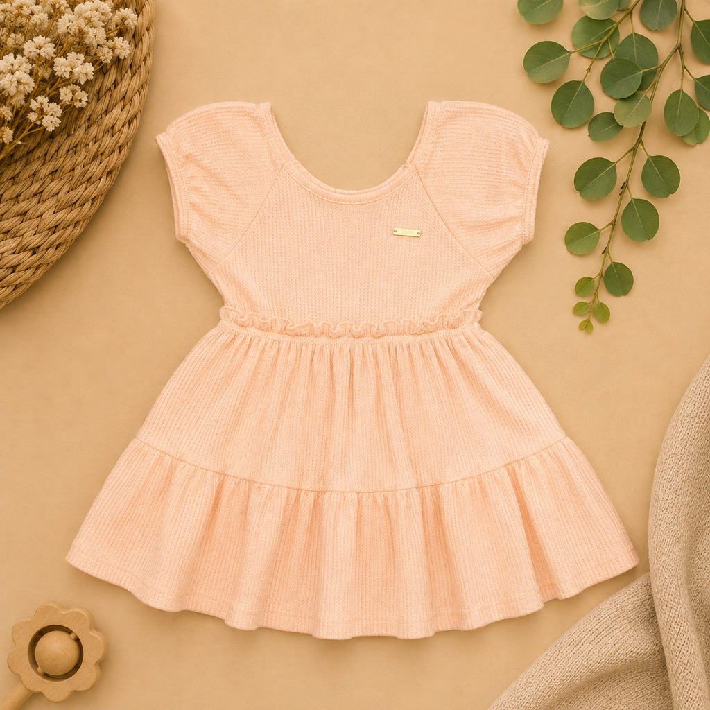 Vestido Pêssego - frente