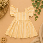 Vestido Amarelo Listrado - Coloritá