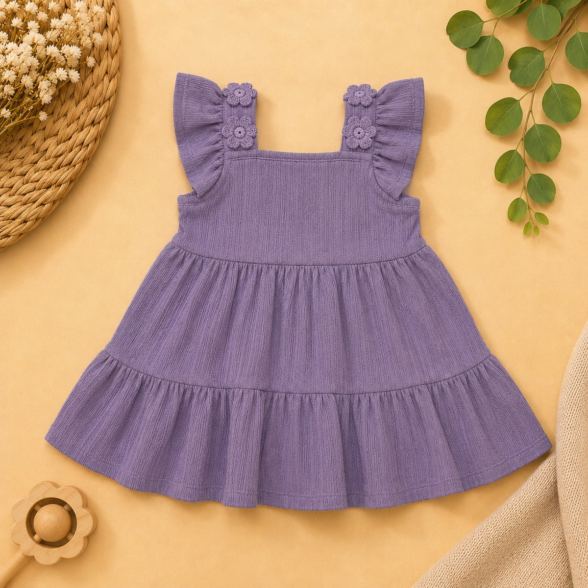 Vestido Lilás - costas