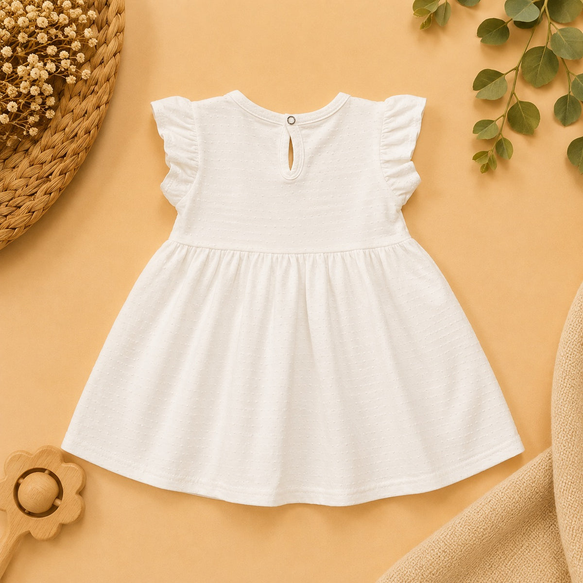 Vestido Off White - costas