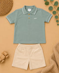 Conjunto Verde & Areia - conjunto completo
