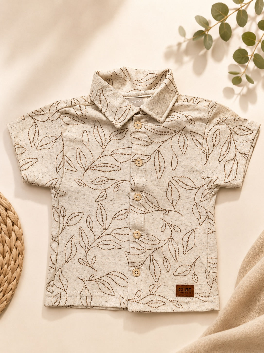Conjunto Folhagens Areia - detalhe 1