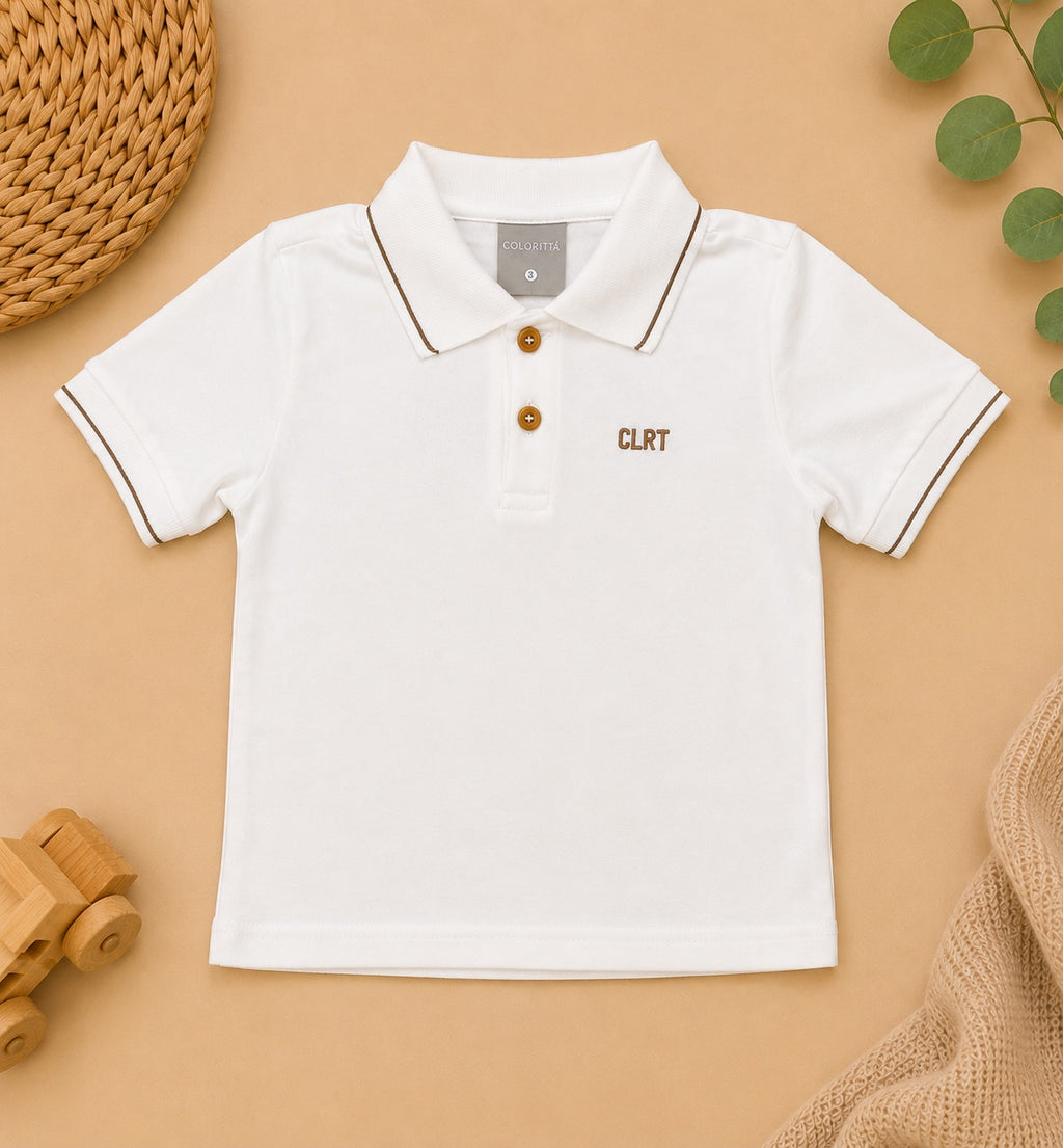 Conjunto Off White & Marrom - detalhe 1