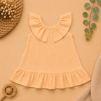 Vestido Pêssego - costas