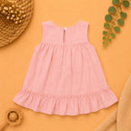 Vestido Rosa Claro Listrado - costas