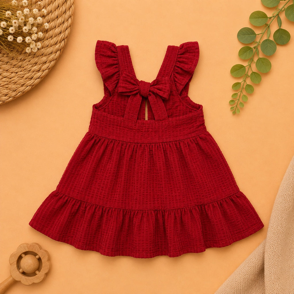 Vestido Vermelho - costas
