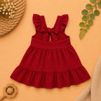 Vestido Vermelho - costas