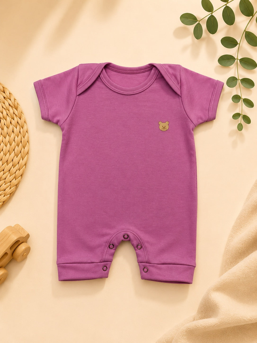 Romper Liso - Rosa Antigo